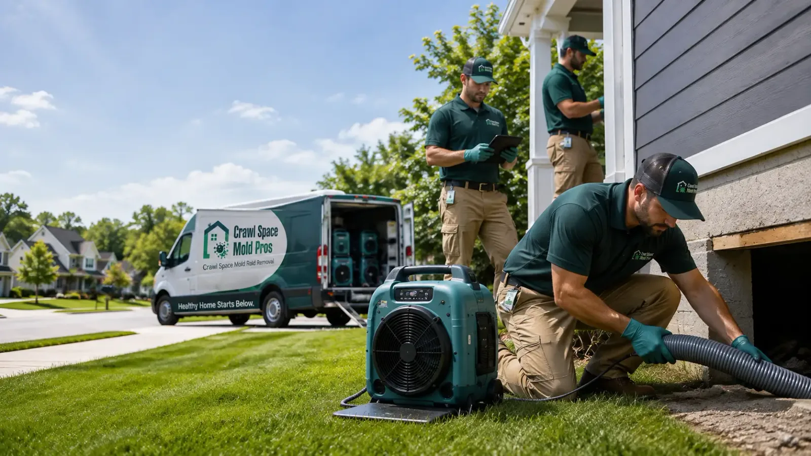 Crawl Space Mold Removal in Palmdale, FL